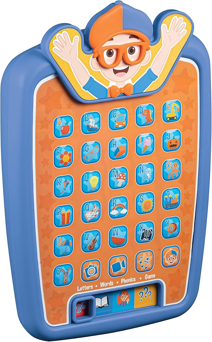 ekids Blippi Kids Tablet for Preschool Learning, Toddler Tablet with Educational Games and ABC Learning for Toddlers and Fans of Blippi Toys