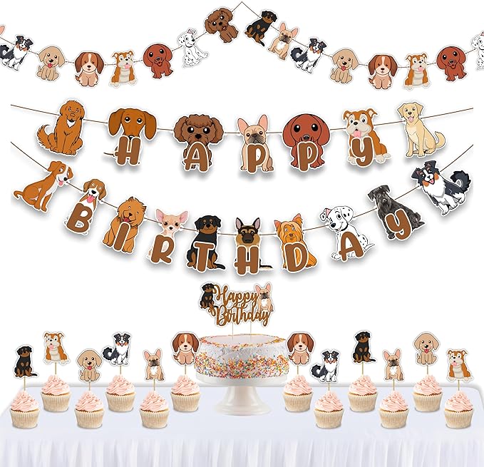 Seyal® Pupy Dog Theme Birthday Party Supplies