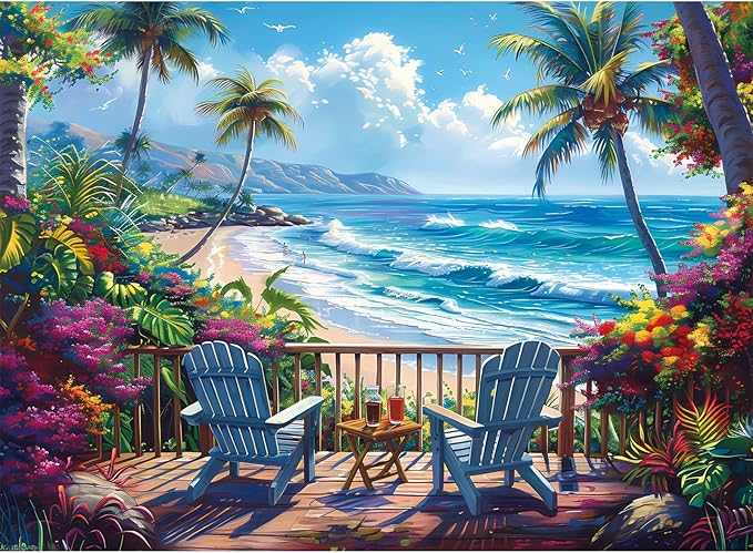 Jigsaw Puzzles for Adults 500 Pieces, Interlock Perfectly Letter on Back No Dust, Home Decor Birthday Party Gift Toy for Men Women Elders Seniors, 1:1 Poster Educational Toys & Games | 20.5 x 15 in