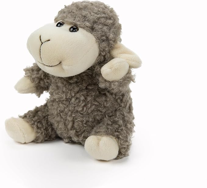 Sheep Lamb Plush, Soft Cute Grey Lamb stuftted Animal, Children's Sheep Plush, Gifts Children Sitting Position 6.5inch