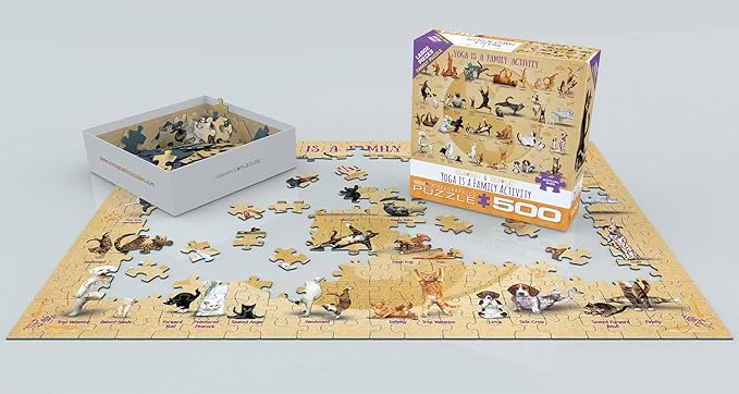 Yoga is Family Activity Family Puzzle 500pc