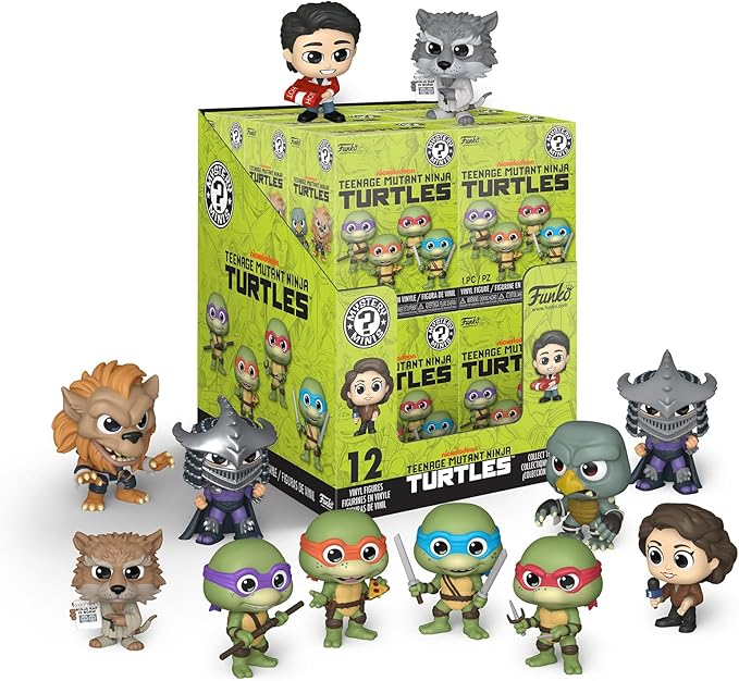 Funko Mystery Mini: Teenage Mutant Ninja Turtles (TMNT) - Single Item per Purchase - Collectable Vinyl Figure - Gift Idea - Official Merchandise - Toys for Kids & Adults - Mini Figure for Collectors