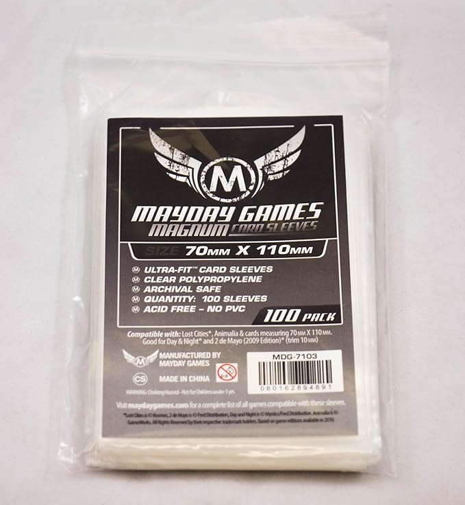 Mayday Games Scythe Game Accessory -Standard Compatible Card Sleeve Bundle