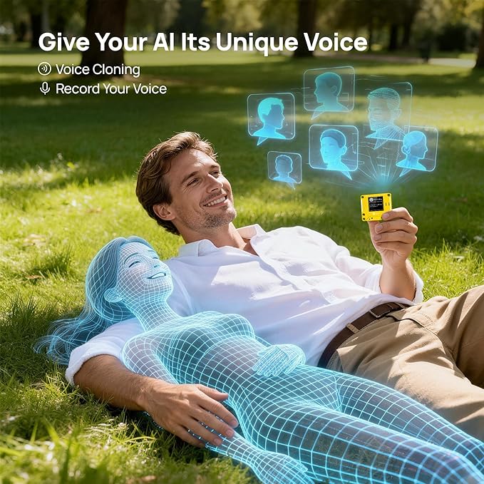 AIPI-Lite AI Robot, Smart Customizable Character with Voice Cloning, GPT Model Access, Memory Storage, and Real-Time Interactive Reactions