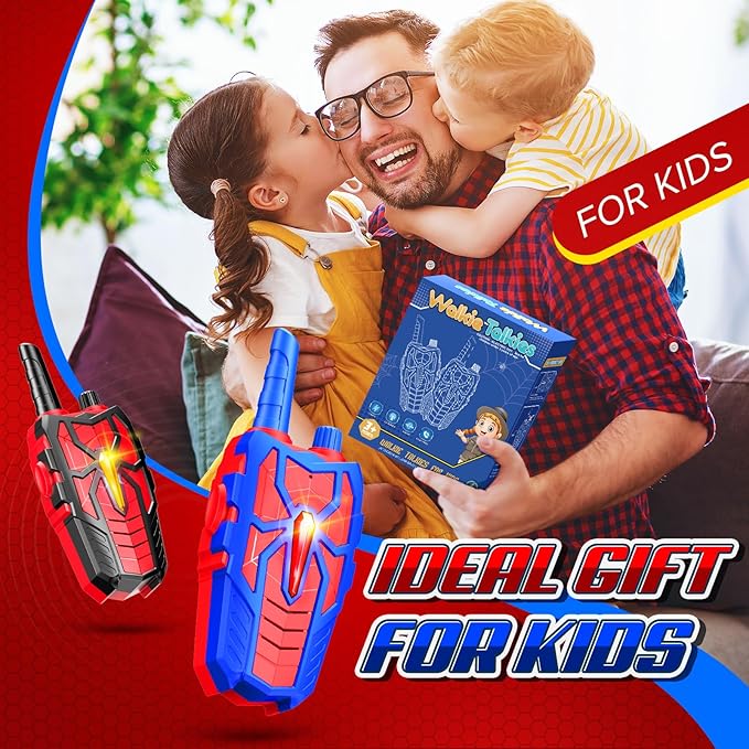 Rechargeable Walkie Talkies Toys for Kids: Toys Gifts for 3 4 5 6 7 8 Year Old Boys Girls Toddlers Walkie Talkies Birthday Gift for Ages 3-5 5-7 6-8 Boy Girl Kid Long Range Outdoor Camping Hiking Toy