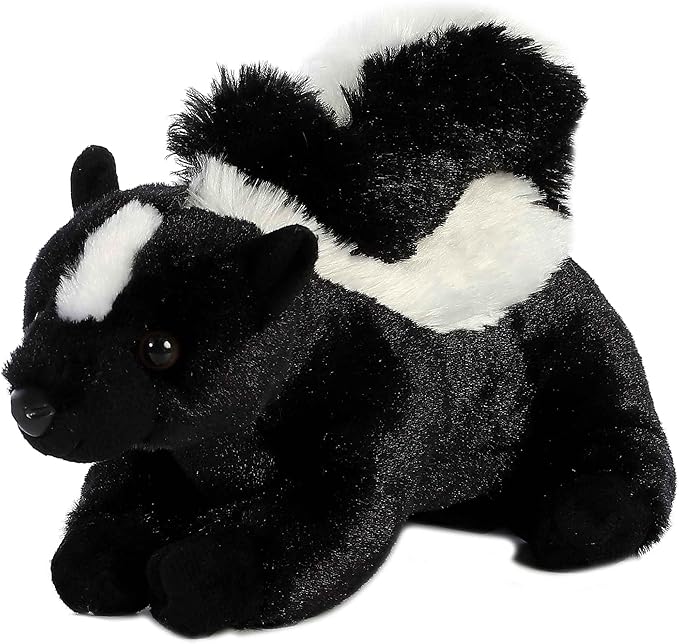 Aurora® Adorable Mini Flopsie™ Lil' Sachet™ Stuffed Animal - Mini Companions Ready for Playful Adventures - for Kids All Ages, Toddlers, Adults, and Families - Black 8 Inches