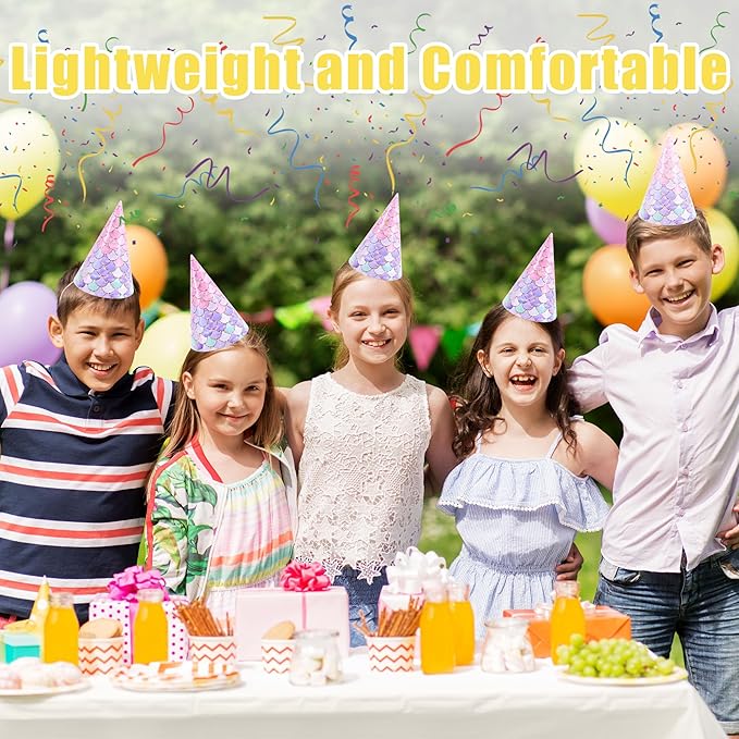 CANREVEL 12 PCS Party Hats for Adults, Party Headwear, Happy Birthday Hats, Birthday Party Decorations for Women Men
