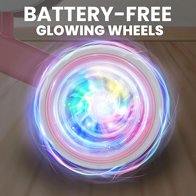 BEKILOLE Light Up Baby Balance Bike Toys for 1 Year Old Girl Gifts & 1st Birthday Gifts | 10-24 Month Toddler Balance Bike