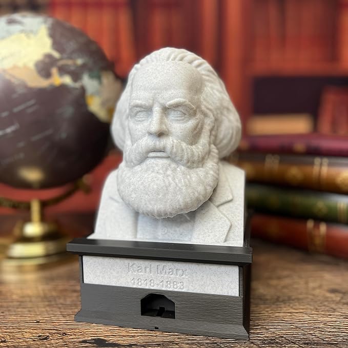 MunnyGrubbers - Socrates - Talking Busts - Plastic Collectible Toy - Press The Button for a Quote or Fun Fact - (Marble)