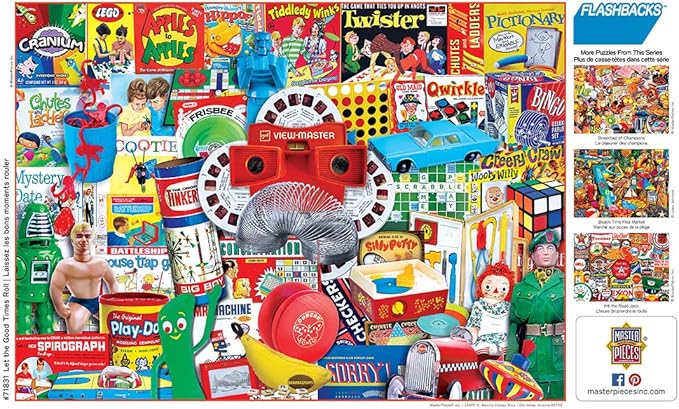 MasterPieces - 1000 Piece Jigsaw Puzzle, Let the Good Times Roll, Fun for Adults, Family, Kids, Non-Glare Finish, 19.25" x 26.75"