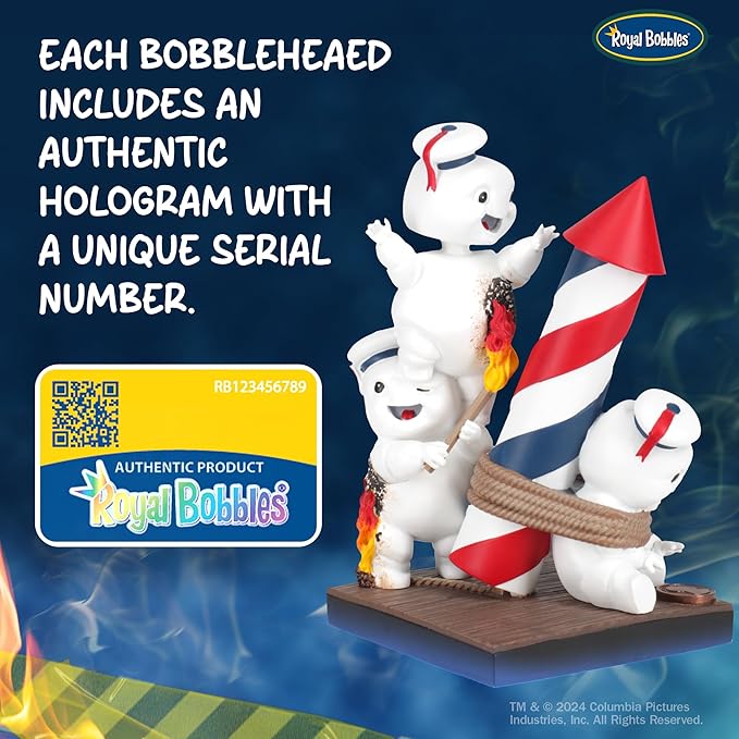 Royal Bobbles Ghostbusters: Afterlife Mini-Pufts Rocket Bobblescape – 6 Inches Tall – Collectible Bobblehead Statue