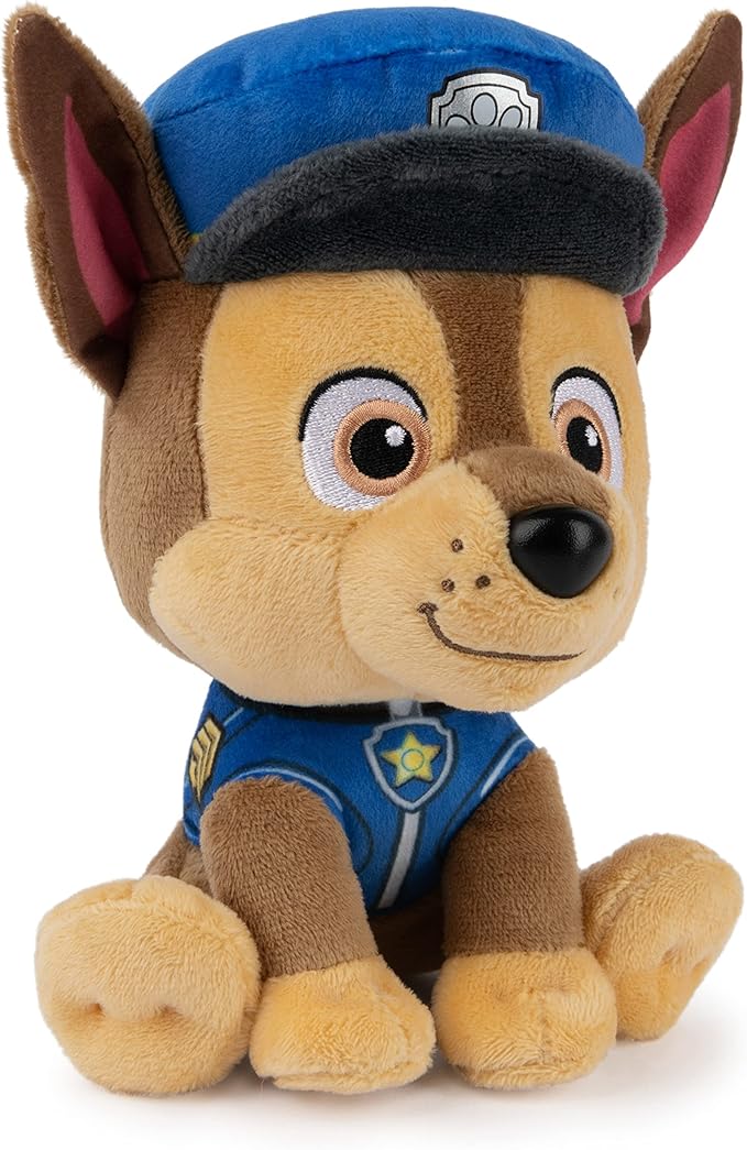 GUND Official PAW Patrol Chase in Signature Police Officer Uniform Plush Toy, Stuffed Animal for Ages 1 and Up, 6" (Styles May Vary)