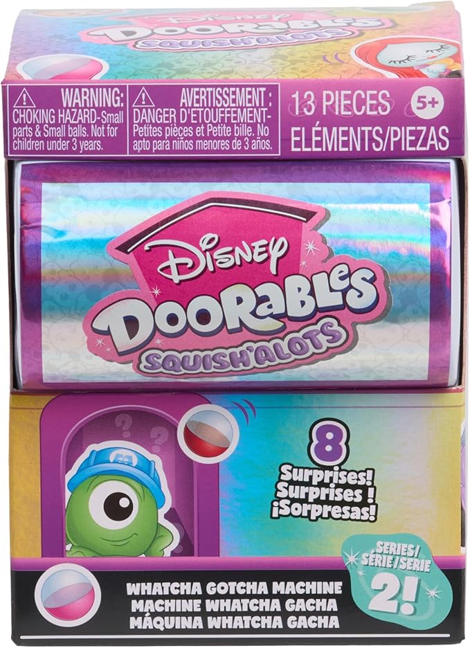 Disney Doorables Whatcha Gotcha Machine, Collectible Toy mini Figures, Kids Toys for Ages 5 Up by Just Play