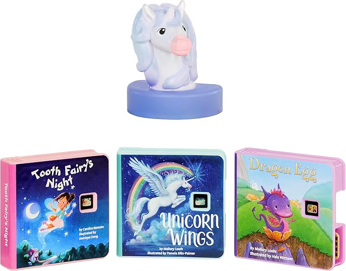 Little Tikes Story Dream Machine Magical Creatures Story Collection, Storytime, Books, Random House, Audio Play Character, Gift and Toy for Toddlers and Kids Girls Boys Ages 3+ Years