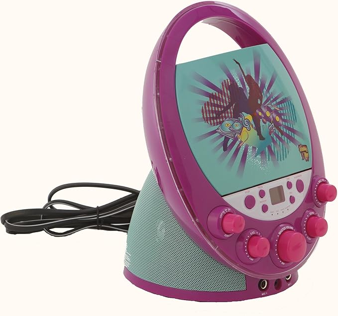 Karaoke System 66014 Shake it Up Karaoke Machine, Purple