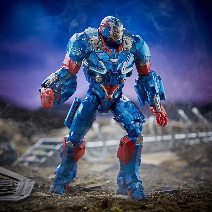 Marvel Legends Series Avengers: Endgame 6" Collectible Action Figure Iron Patriot Collection, Includes 4 Accessories