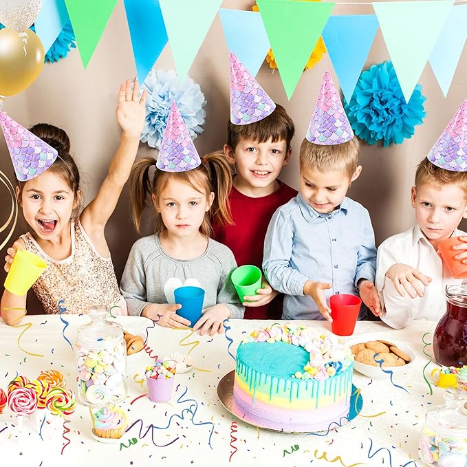 CANREVEL 12 PCS Party Hats for Adults, Party Headwear, Happy Birthday Hats, Birthday Party Decorations for Women Men