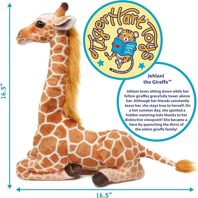 Jehlani The Giraffe - 18 Inch Stuffed Animal Plush