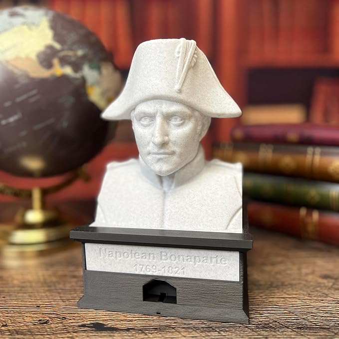 MunnyGrubbers - Socrates - Talking Busts - Plastic Collectible Toy - Press The Button for a Quote or Fun Fact - (Marble)