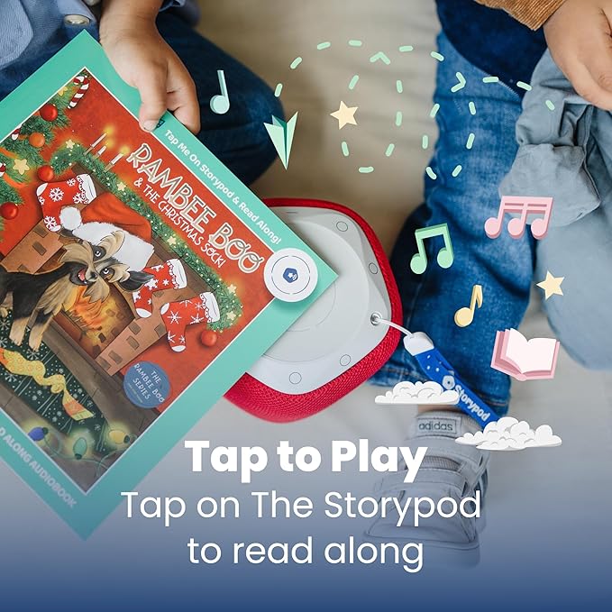 Storypod | Rambee Boo & The Christmas Sock | Read-Along Book for The Storypod Audio Learning System | SEL Audio Learning & Interactive Fun