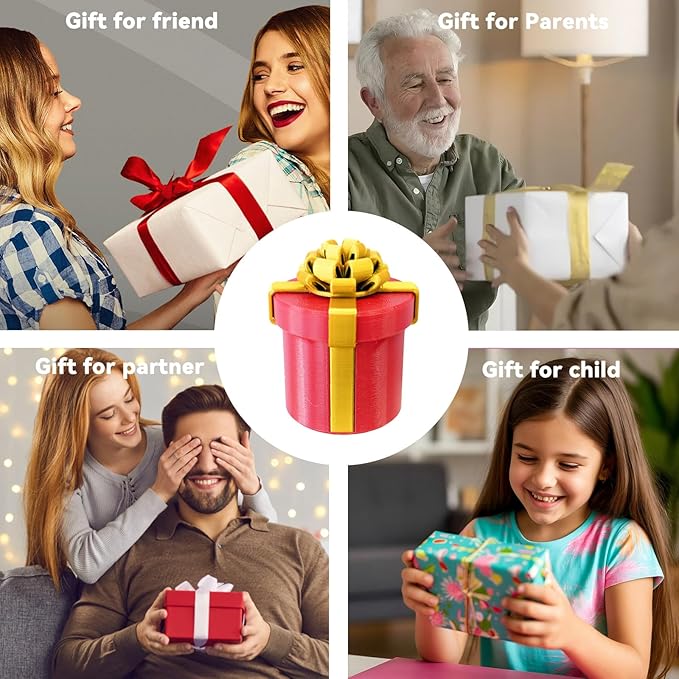 Annoying Gift Box with Screws,Prank Gifts,Puzzle Gift Box,Prank Gifts for Adults,Money Puzzle,Annoying Nested Screw Gift box,Reusable Perfect Money Puzzles for Birthday Christmas White Elephant Party