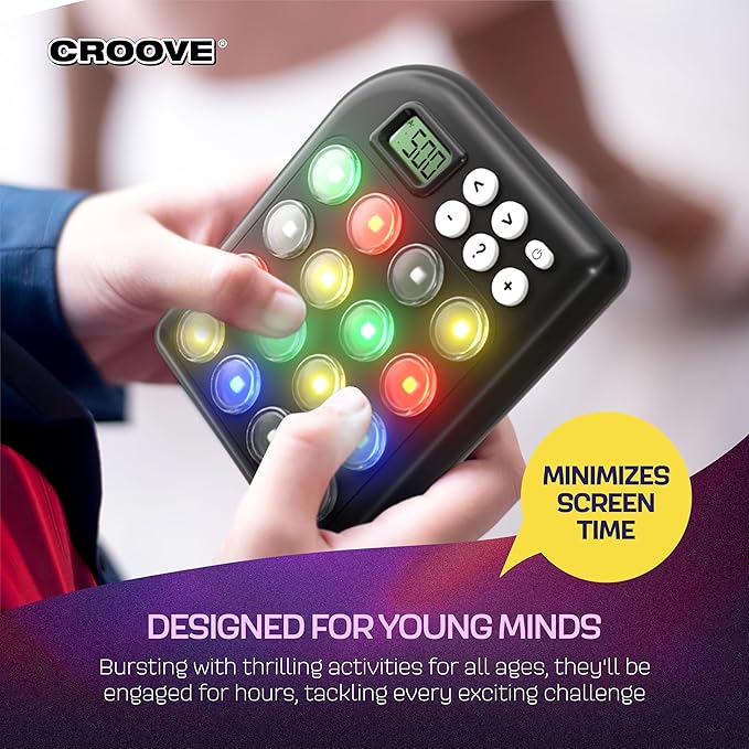 Croove Brain Teasers & Memory Game, 6 Fun Games for Kids, Easter Gifts for Kids, Cool Stocking Stuffers Toys, Best Activities for Boy, Gift Ideas for Boys & Girls Ages 6-8 9 10 11+ Year Old