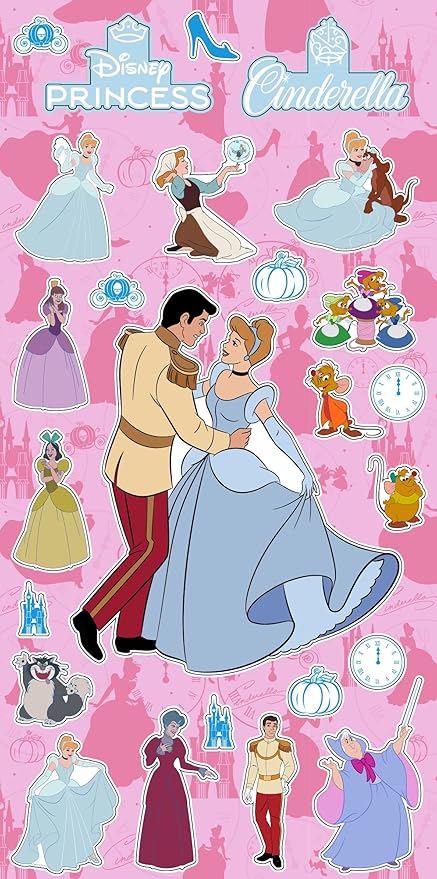 Disney Princess Stickers Ultimate Set - Bundle with 150 Stickers Featuring Frozen, Cinderella, Ariel, and More | Disney Princess Party Favors for Girls