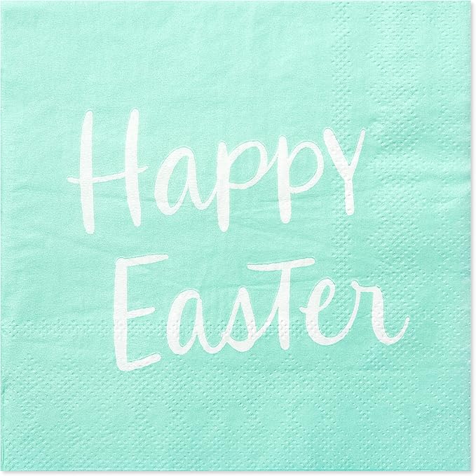 American Greetings 50-Count Beverage Napkins, Easter Party Supplies