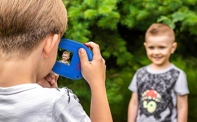 ekids Paw Patrol Kids Camera with SD Card, Digital Camera for Kids with Video Recording and Built-in Digital Stickers