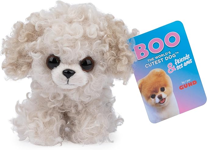 GUND Boo, The World’s Cutest Dog, Boo & Friends Collection Maltipoo Puppy, Stuffed Animal for Ages 1 and Up, 5”