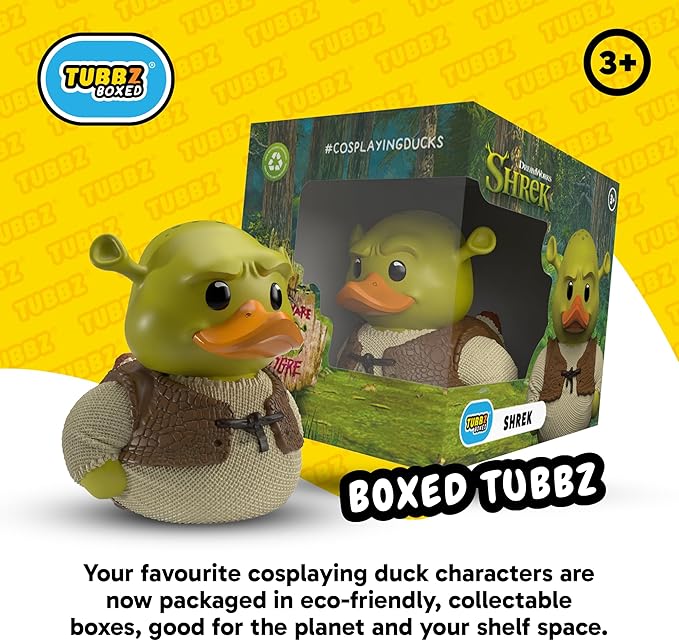 TUBBZ Boxed Edition: Wicked for Good - Cowardly Lion Cosplaying Rubber Duck Vinyl Figure – Official Collectible for Fans of Wicked