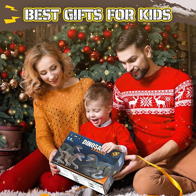 Dinosaur Toys for Kids, 2.4GHz Remote Control Dinosaur with Walking, Realistic Sounds, Demo Mode, Rechargeable Jurassic Toys for 3-5, 5-7, 8-12, Birthdays, Parties, Christmas, Children’s Day