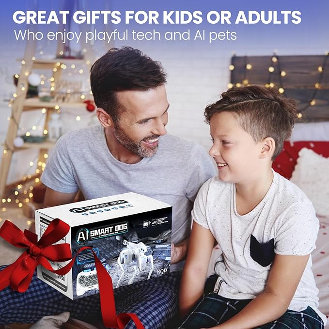Smart Robot Dog Toy for Kids, Interactive STEM Robot Pet with Blaster, Voice & Remote Control, App Programming, 30+ Actions, Bionic Walking, Robotic Dog Birthday Gifts for Boys Girls Age 6+
