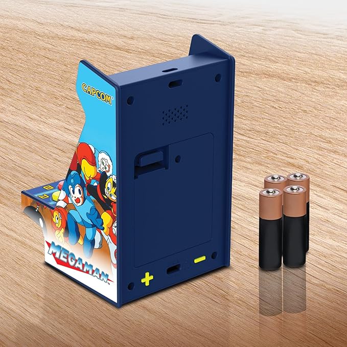 My Arcade Mega Man Nano Player Pro: 4.8" Portable Mini Arcade with 6 Games, 2.4" Screen Color Display, Retro