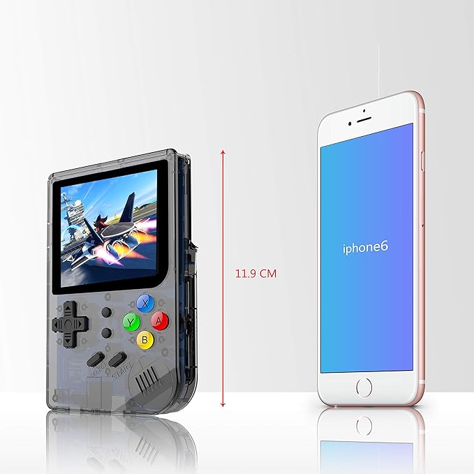 RG300 Handheld Game Console,Retro Game Console with 64G TF Card Built in 5000 Classic Games,Portable Game Console 2.8 inch Full View IPS Screen