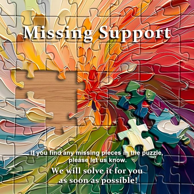 Impossible 1000-Piece Rainbow Art Painting Puzzle, Hard Challenge for Adults