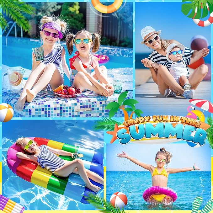 Kids Sunglasses Bulk Party Favors, Boys Girls Easter Gifts Sunglasses for Kids Age 3-8, Birthday Goodie Bags Stuffers for Pool Beach Party Supplies, End of the Year Gifts for Students - 16PCS