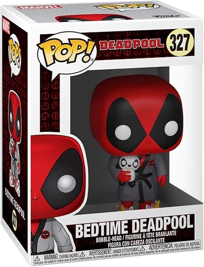 Funko Pop Marvel: Deadpool Playtime - Deadpool in Robe - Collectable Vinyl Figure - Gift Idea - Official Merchandise - Toys for Kids & Adults - Superheroes Fans - Model Figure for Collectors