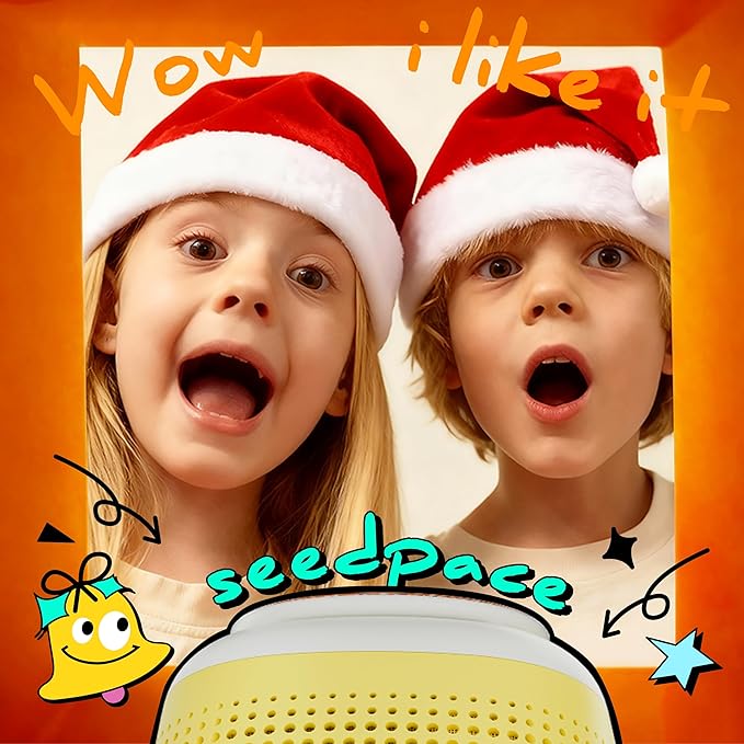 Kids Music Player: Story Machine, Interactive Toy, Voice Recording, Pre-Loaded Stories and Muisic, Screen-Free Storytelling Toys, Bluetooth Speaker, Christmas/Birthday Gift for Children