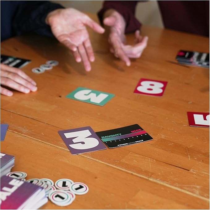 Spin Master Games, Where on The Scale, A Party Game of Extremes, for Friendsgiving, Bachelorette Parties, College, Happy Hour, Valentine's Day Gifts for Couples, 2+ Players, for Ages 18 & Up