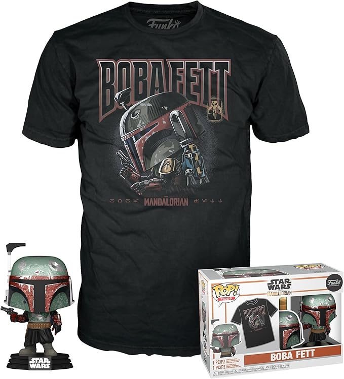 Funko POP! & Tee: Star Wars - Boba Fett Shirt