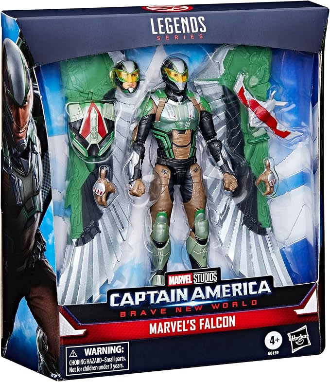 Marvel Legends Series Marvel’s Falcon, Captain America: Brave New World Collectible Deluxe 6 Inch Action Figure