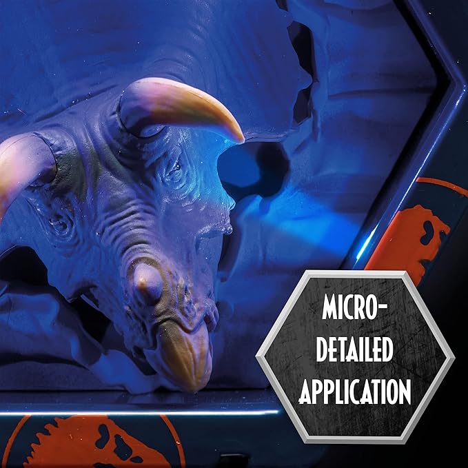 WOW! PODS World Camp Cretaceous Jurassic Character 2 SFX Triceratops | Light-Up Bobble-Head Figure with Sound Effects | Official Fallen Kingdom Merchandise, Toys and Gifts for Boys and Girls, Aged 5…