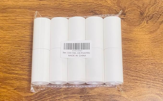 880 Pcs/10 Rolls Premium Kids Instant Camera Refill Print Paper, 2.2x1.18Inch(57X30mm), BPA Free, Thermal Paper Roll Refill for Most Kid Camera, HD Printing,Waterproof Non-Sticky(10 roll)