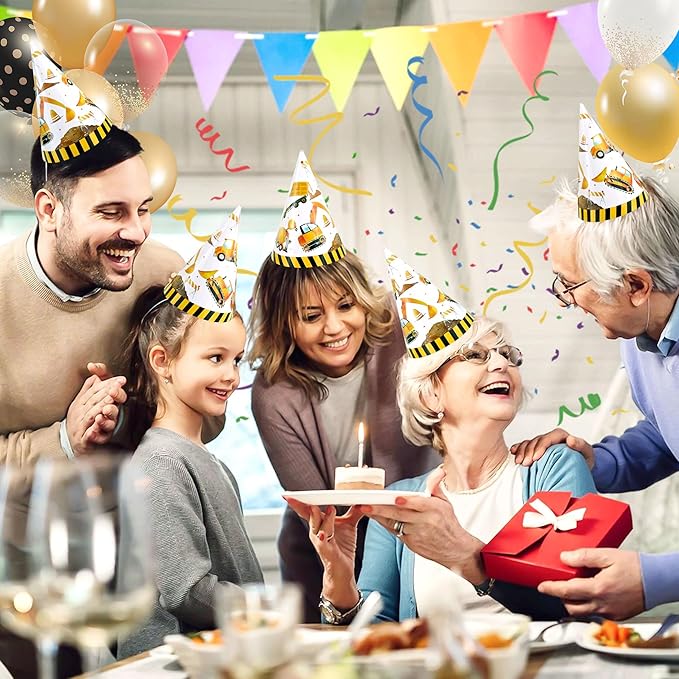 CANREVEL Party Hats for Adults, Party Supply for Party Decorations, Party Headwear for Birthday Celebration for Women Men