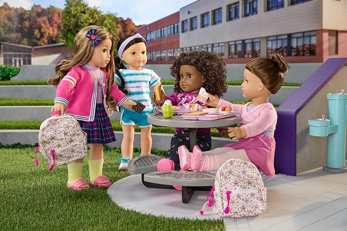 American Girl Truly Me 18-inch Doll Hungry for Hot Lunch Playset with Sandwich, Soup, Fruit, and Brownie, For Ages 6+