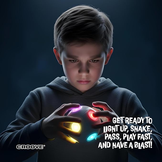 Handheld Light-Up Brain & Memory Action Ball - 6 Fun Fast-Paced Games for Kids - Rechargeable - Boys Toys Age 8-10 - Coolest Electronic Memory Game for Ages 7 8 9 10 11 12 13 - Easter Gifts for Kids