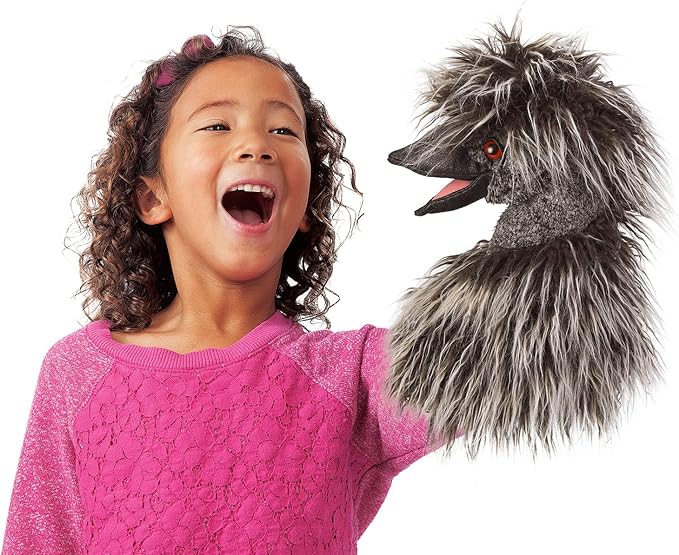 Folkmanis Emu Stage Puppet, Brown