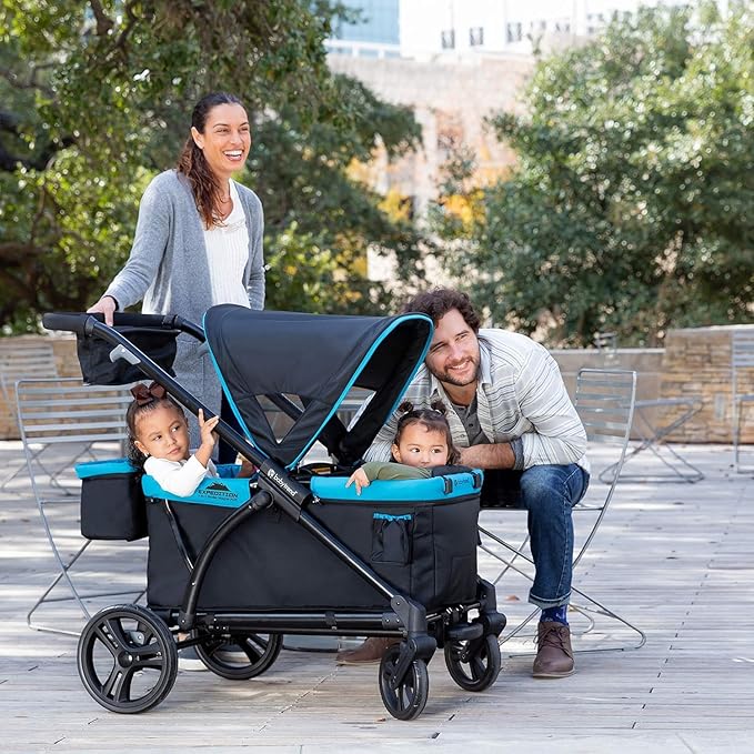 Baby Trend Expedition 2-in-1 Stroller Wagon Plus, Ultra Black