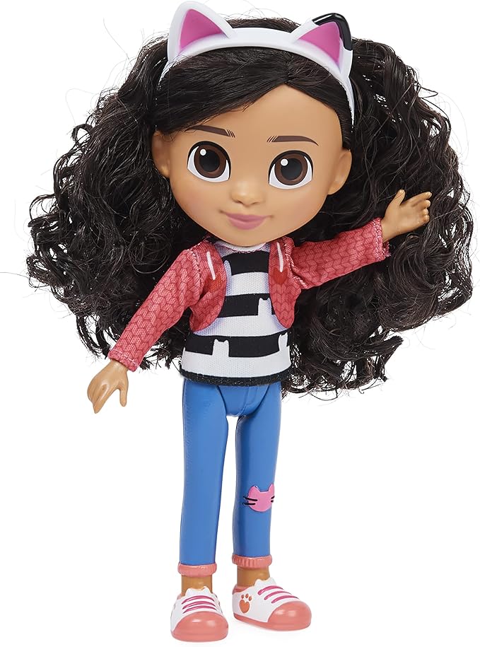 Gabby’s Dollhouse, 8-inch Gabby Girl Doll, Kids Toys for Ages 3 and up